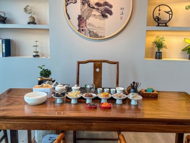 空间重构西安品茶工作室美学t台海选装修设计让家成为生活的艺术品