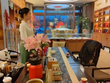 寻味西安品茶工作室餐厅全城安排高端海鲜场子品人间百味